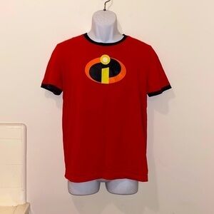 Unisex The Disney Store Disney The Incredibles Red Logo Graphic Tee